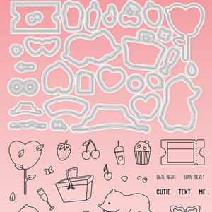 Studio Light - Lovely Date Sweet Stories Stamp & Die