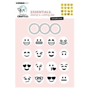 Studio Light - Emoticons Essentials Stamp & Cutting Die