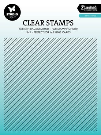 Studio Light - Thin Stripes Essentials Clear Stamp