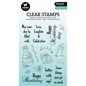 Studio Light - Sentiment Pop-Up Essentials Clear Stamp