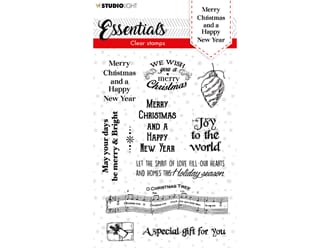 Studio Light - Merry Christmas 86 Essentials Stamp