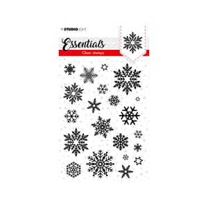 Studio Light - Christmas Snowf. Backgr. 96 Essentials Stamp
