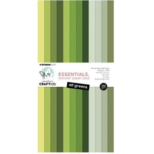 Studio Light - All Greens Essentials Unicolor Paper Pad