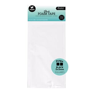Studio Light - Foam Tape Doublesided Squares Black 3x3 mm