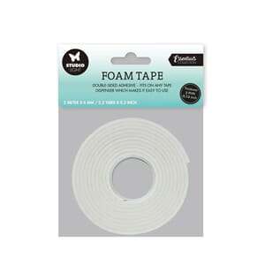 Studio Light - 3 mm Doublesided Foam Tape, bredde 6 mm