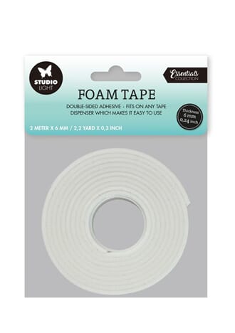 Studio Light - 6 mm Doublesided Foam Tape, bredde 6 mm