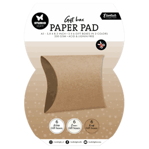 Studio Light - Pillowbox Christmas Gift Box Paper Pad