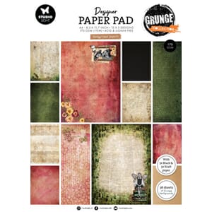 Studio Light - Background Papers Grunge Designer Paper Pad
