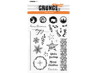 Studio Light Grunge Stamp - Winter/ Christmas extras
