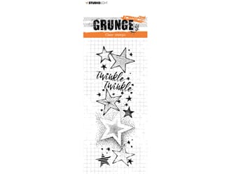Studio Light Grunge Stamp - Twinkle Twinkle Stars