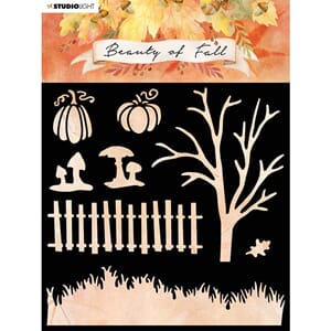 Studio Light - Beauty of Fall Mask Falling leaves 34