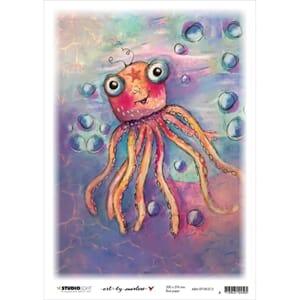 Studio Light - So-Fish-Ticated Rice Paper Whimsy friend