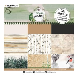 Studio Light - Winter Garden 6x6 Inch Paper Pad Neutrals