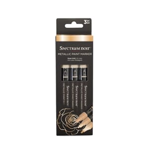 Spectrum Noir  - Rose Gold Metallic Paint Markers, 3/Pkg