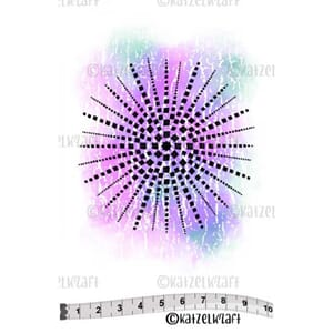 Katzelkraft: Background halftones star Rubberstamps