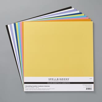 Spellbinders - Storytelling Sunshine 12x12 Inch Cardstock P