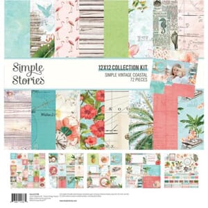 Simple Stories: Vintage Coastal Collection Kit, 12x12 inch