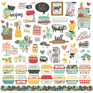 Simple Stories: Apron Strings Cardstock Stickers, 12x12