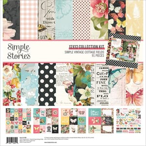 Simple Stories: Simple Vintage Cottage Fields Collection Kit
