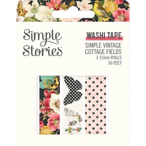 Simple Stories: Simple Vintage Cottage Fields Washi Tape 3/P