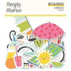 Simple Stories: Journal - Sunkissed Bits & Pieces Die-Cuts 5