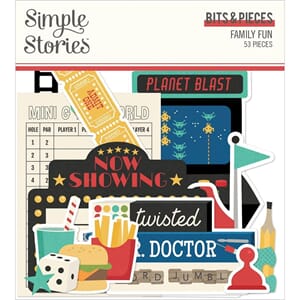 Simple Stories: Family Fun Bits & Pieces Die-Cuts