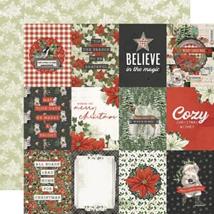 Simple Stories: 3x4 Elements - Vintage Rustic Christmas