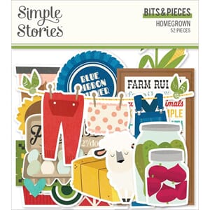 Simple Stories - Homegrown Bits & Pieces