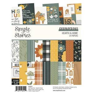 Simple Stories - Hearth & Home Paper Pad, 6x8, 24/Pkg