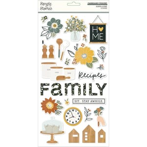 Simple Stories - Hearth & Home 6x12 Inch Chipboard