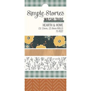 Simple Stories: Hearth & Home Washi Tape 5/Pkg