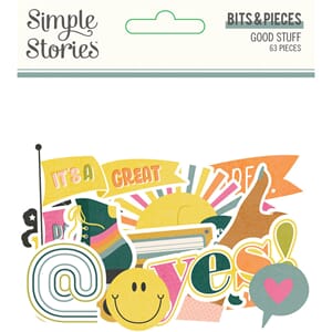 Simple Stories - Good Stuff Bits & Pieces, 63/Pkg
