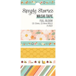 Simple Stories: Full Bloom Washi Tape 5/Pkg