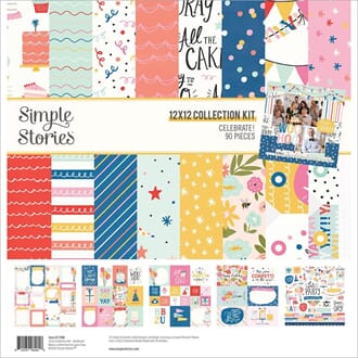 Simple Stories - Celebrate! Collection Kit, 12x12 inch