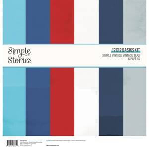 Simple Stories: Simple Vintage Seas Basic Paper