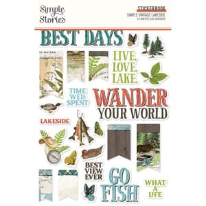 Simple Stories: Simple Vintage Lakeside Sticker Book