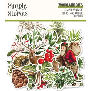 Simple Stories: Christmas Lodge Woodland Bits