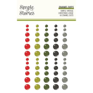 Simple Stories - Christmas Lodge Enamel Dots