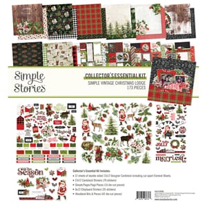 Simple Stories: Christmas Lodge Collector's Essential Kit