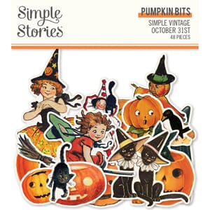 Simple Stories: Simple Vintage October 31st Pumpkin Bits