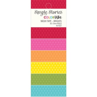 Simple Stories - Brights Color Vibe Washi Tape