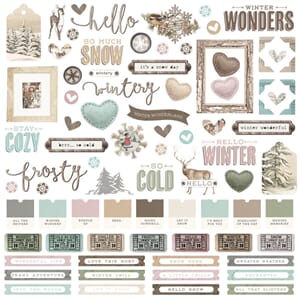 Simple Stories - Winter Woods Cardstock Stickers