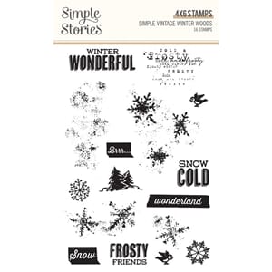 Simple Stories - Winter Woods Clear Stamps