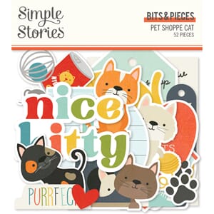 Simple Stories - Pet Shoppe Cat Bits & Pieces