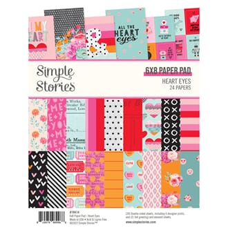 Simple Stories - Heart Eyes 6x8 Inch Paper Pad