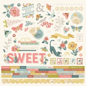 Simple Stories - Wildflower Cardstock Stickers