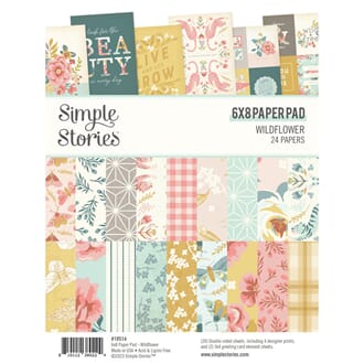 Simple Stories - Wildflower 6x8 Inch Paper Pad