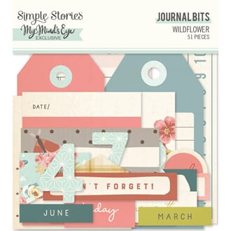 Simple Stories - Wildflower Journal Bits
