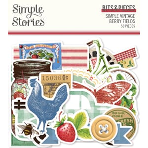 Simple Stories - Berry Fields Bits & Pieces