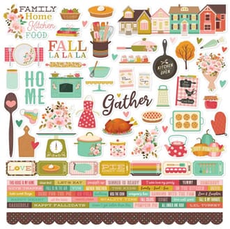 Simple Stories - What's Cookin' Cardstock Stickers